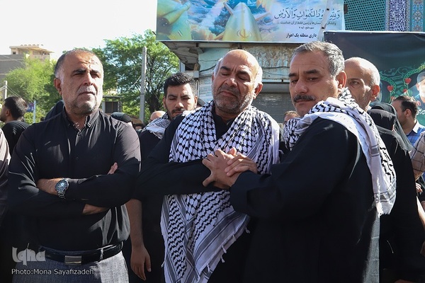 تشییع پیکر شهدای راه وطن در اهواز