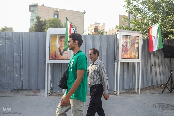 گلباران آمبولانس هدف‌قرارگرفته شده توسط رژیم صهیونیستی در میدان هفت‌تیر