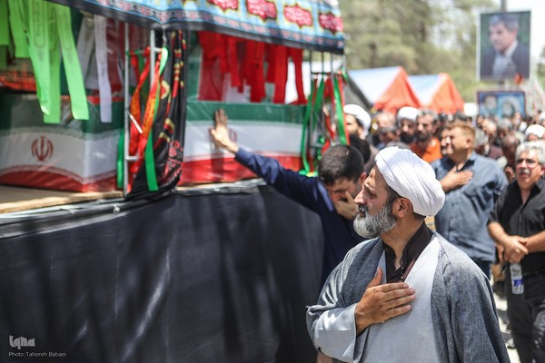 تشییع شهدای تهران در تجاوز رژیم اشغالگر صهیونیستی