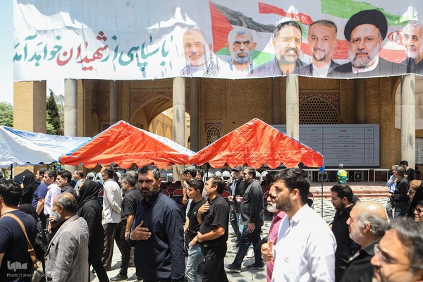 تشییع شهدای تهران در تجاوز رژیم اشغالگر صهیونیستی