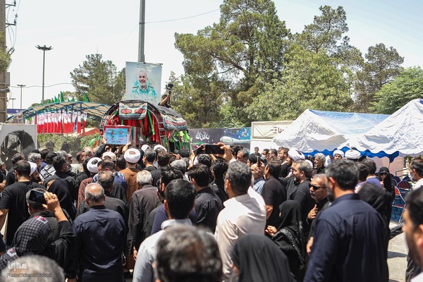 تشییع شهدای تهران در تجاوز رژیم اشغالگر صهیونیستی