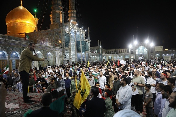 اعلام انزجار و فریاد انتقام مردم قم علیه تجاوز آمریکا به خاک ایران