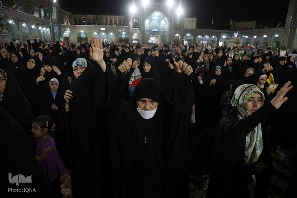 اعلام انزجار و فریاد انتقام مردم قم علیه تجاوز آمریکا به خاک ایران