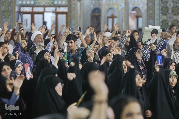 اعلام انزجار و فریاد انتقام مردم قم علیه تجاوز آمریکا به خاک ایران