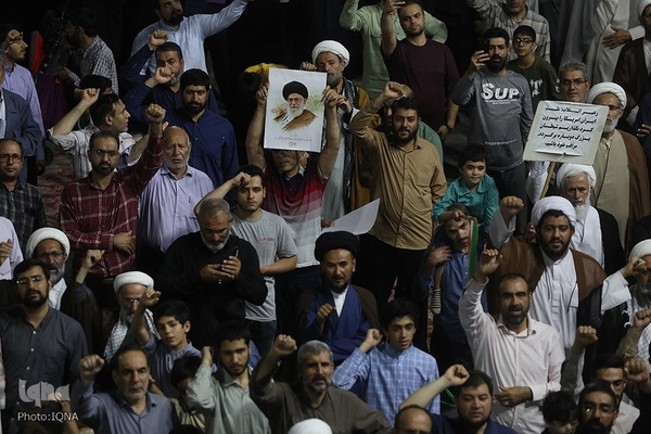 اعلام انزجار و فریاد انتقام مردم قم علیه تجاوز آمریکا به خاک ایران