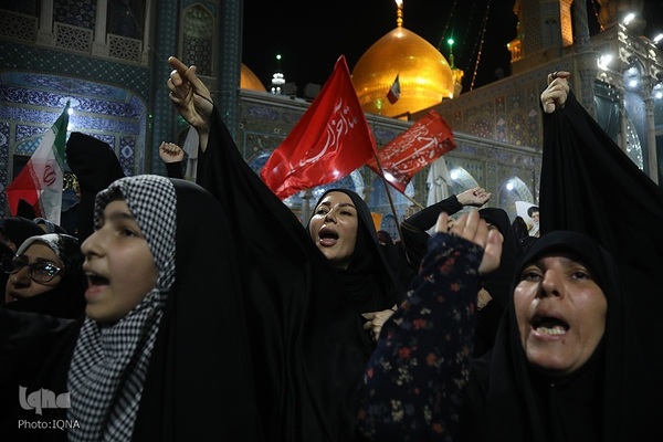 اعلام انزجار و فریاد انتقام مردم قم علیه تجاوز آمریکا به خاک ایران