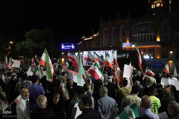 تجمع مردمی حمایت از بشارت فتح در تبریز