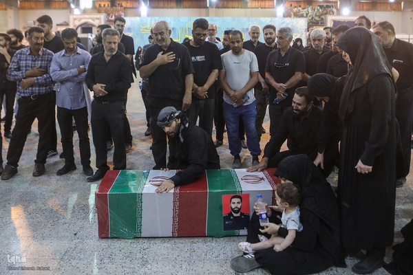 تشییع ‌پیکر شهدای تعرض رژیم اشغالگر صهیونیستی به تهران