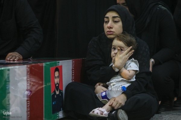 تشییع ‌پیکر شهدای تعرض رژیم اشغالگر صهیونیستی به تهران