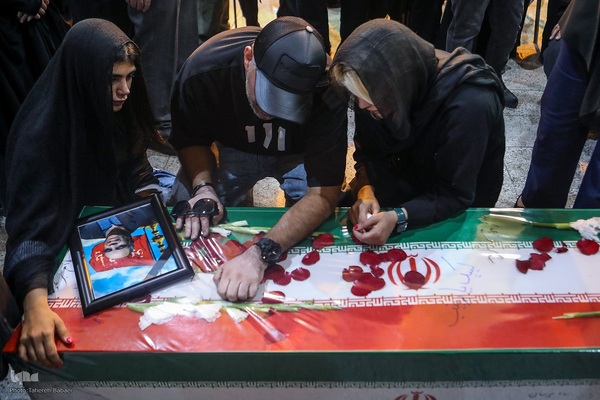 تشییع ‌پیکر شهدای تعرض رژیم اشغالگر صهیونیستی به تهران