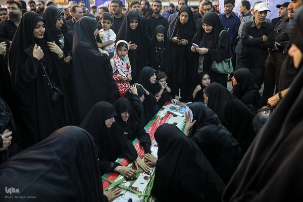 تشییع ‌پیکر شهدای تعرض رژیم اشغالگر صهیونیستی به تهران