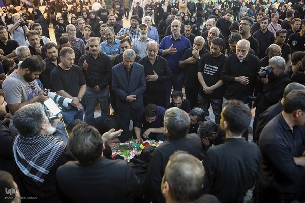 تشییع ‌پیکر شهدای تعرض رژیم اشغالگر صهیونیستی به تهران