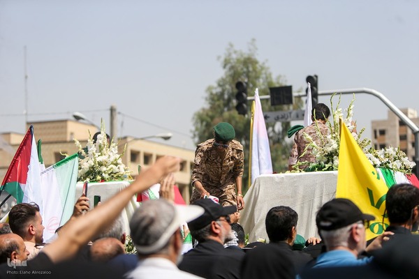 تشییع پیکر ۶۰ شهید اقتدار در تهران