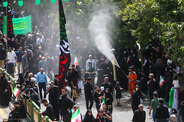 تشییع پیکر ۶۰ شهید اقتدار در تهران