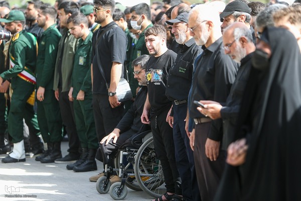 مراسم خاکسپاری سرداران حاجی‌زاده، باقری