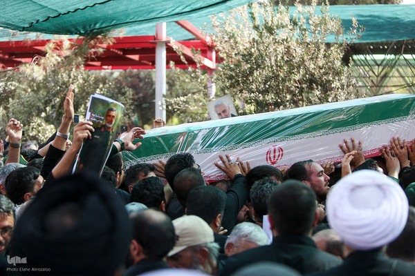 مراسم خاکسپاری سرداران حاجی‌زاده، باقری