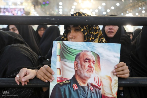 مراسم تشییع و خاکسپاری پیکر شهید سرلشکر حسین سلامی فرمانده کل سپاه