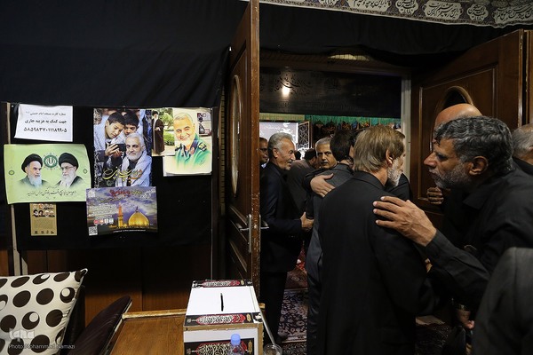 مراسم ختم پاسدار قرآنی شهید احسان ذاکری