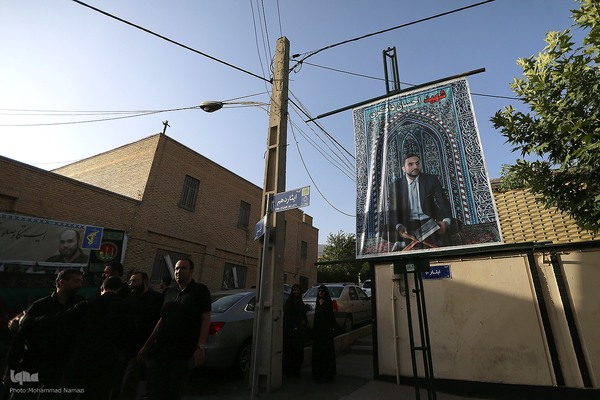 مراسم ختم پاسدار قرآنی شهید احسان ذاکری