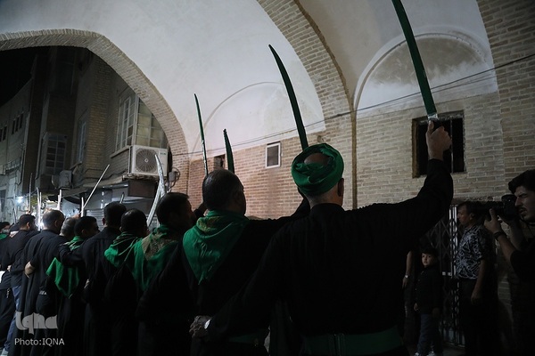 آیین سنتی مشق شمشیر در قم