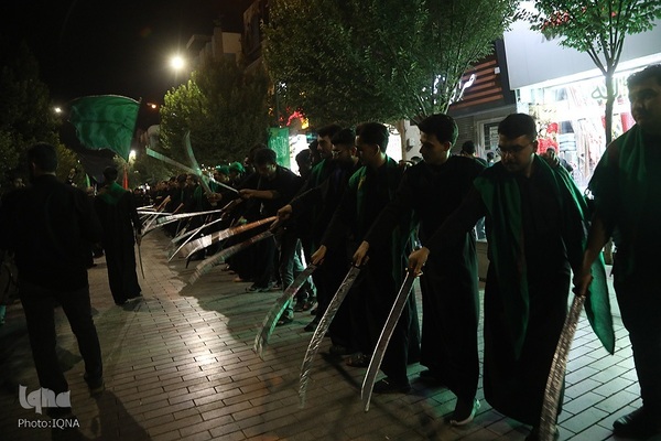 آیین سنتی مشق شمشیر در قم