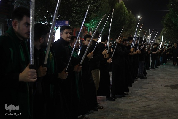 آیین سنتی مشق شمشیر در قم