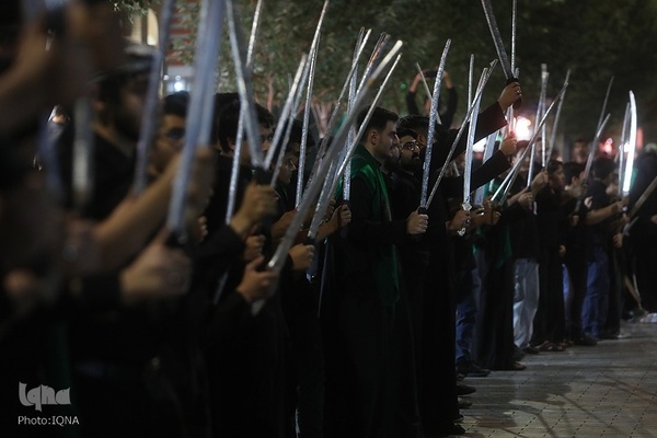 آیین سنتی مشق شمشیر در قم