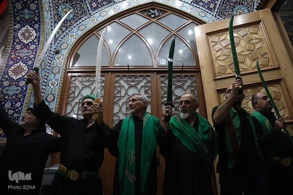 آیین سنتی مشق شمشیر در قم