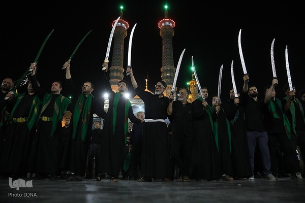 آیین سنتی مشق شمشیر در قم