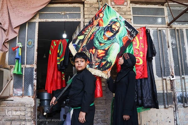 مراسم عزاداری «یوم العباس» در اهواز