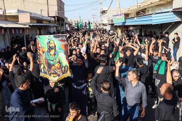 مراسم عزاداری «یوم العباس» در اهواز