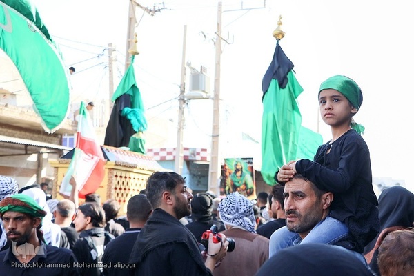 مراسم عزاداری «یوم العباس» در اهواز