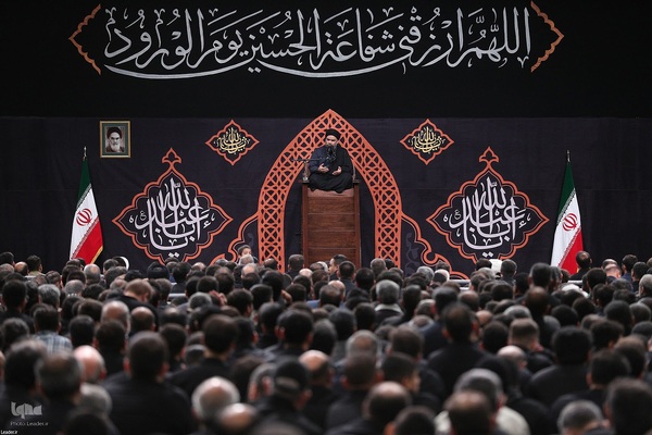 مراسم عزاداری شب تاسوعا در حسینیه امام خمینی(ره)