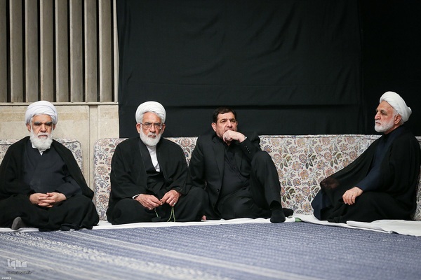 مراسم عزاداری شب تاسوعا در حسینیه امام خمینی(ره)