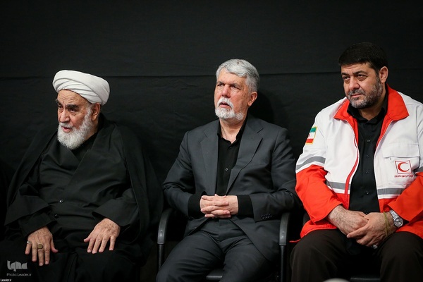 مراسم عزاداری شب تاسوعا در حسینیه امام خمینی(ره)