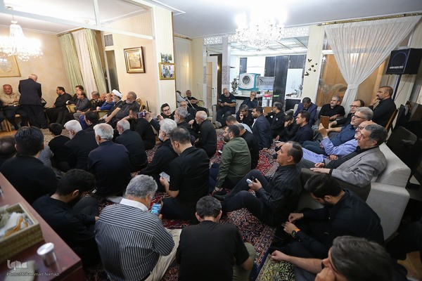 شب سوم شهادت امام حسین(ع) در بیت استاد موسوی‌بلده