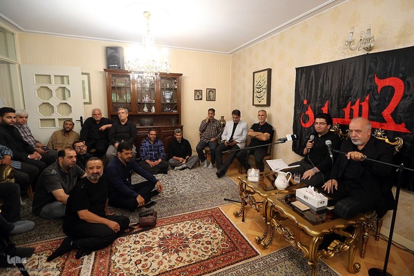 شب سوم شهادت امام حسین(ع) در بیت استاد موسوی‌بلده