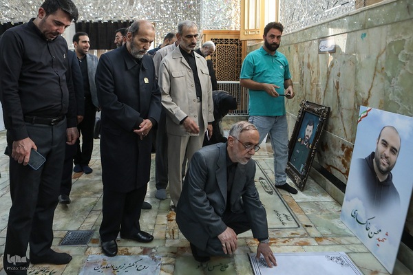 حضور جامعه قرآنی بر مزار شهیدان سلامی و طهرانچی