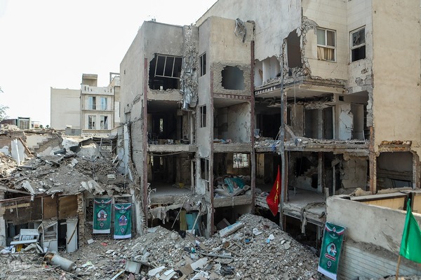 مراسم عزاداری و تجدید بیعت با شهدای حمله تروریستی رژیم صهیونیستی به نارمک