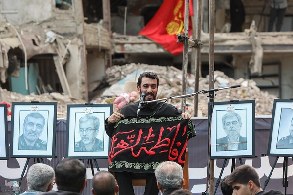 مراسم عزاداری و تجدید بیعت با شهدای حمله تروریستی رژیم صهیونیستی به نارمک