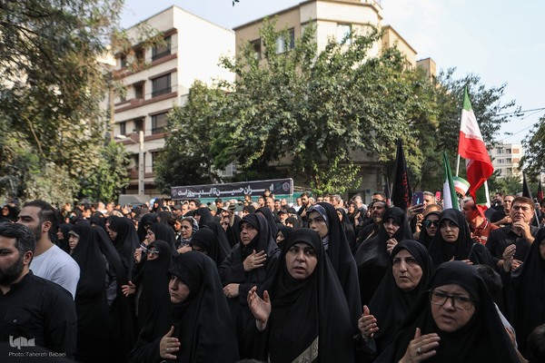 مراسم عزاداری و تجدید بیعت با شهدای حمله تروریستی رژیم صهیونیستی به نارمک