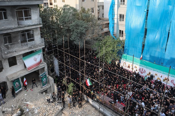 مراسم عزاداری و تجدید بیعت با شهدای حمله تروریستی رژیم صهیونیستی به نارمک