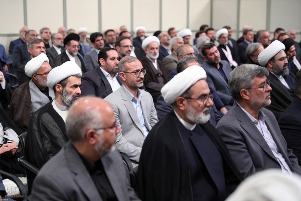 دیدار رئیس و مسئولان عالی قوه قضائیه با رهبر معظم انقلاب