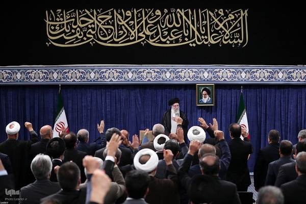 دیدار رئیس و مسئولان عالی قوه قضائیه با رهبر معظم انقلاب