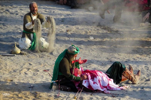 مراسم تعزیه و مقتل‌خوانی در خمینی‌شهر اصفهان