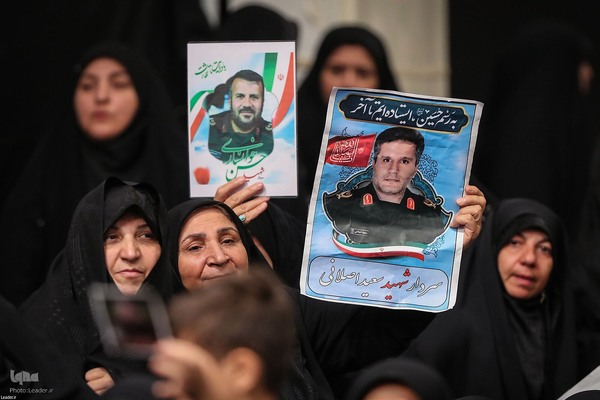 مراسم بزرگداشت شهدای جنگ تحمیلی اخیر با حضور رهبر انقلاب