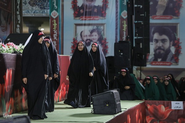 مراسم باشکوه اربعین شهدای اقتدار جنگ تحمیلی ۱۲ روزه