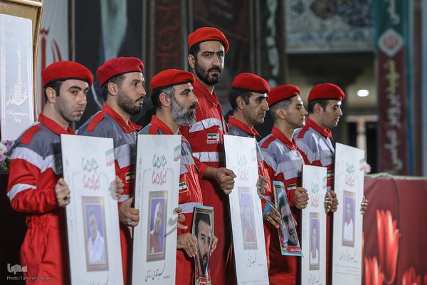 مراسم باشکوه اربعین شهدای اقتدار جنگ تحمیلی ۱۲ روزه