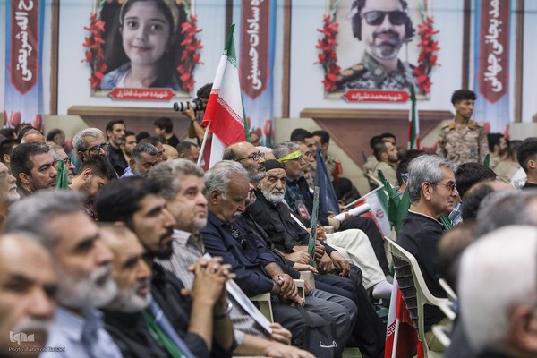 مراسم باشکوه اربعین شهدای اقتدار جنگ تحمیلی ۱۲ روزه