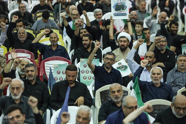 مراسم باشکوه اربعین شهدای اقتدار جنگ تحمیلی ۱۲ روزه